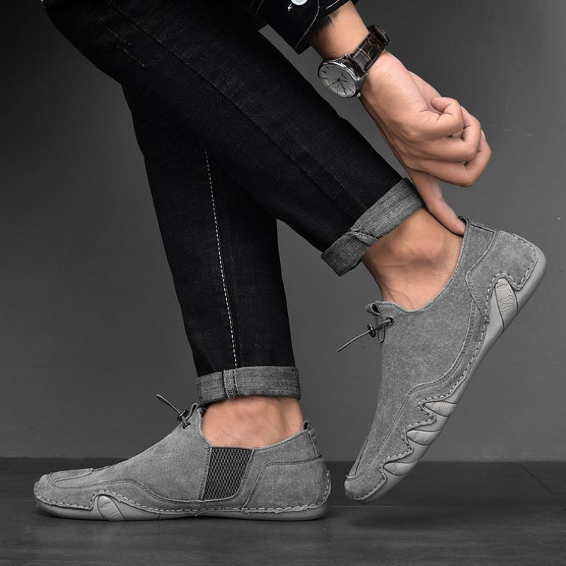 Alonso - Stylish Leather Sneakers with Adaptfit Technology