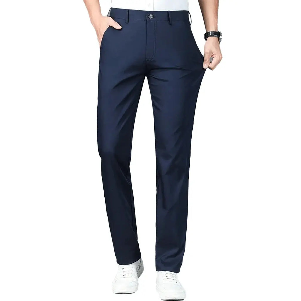 Luffy® Flexible Social Pants with Complimentary Leather Belt