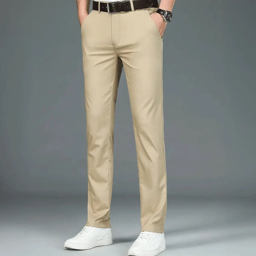 Luffy® Flexible Social Pants with Complimentary Leather Belt