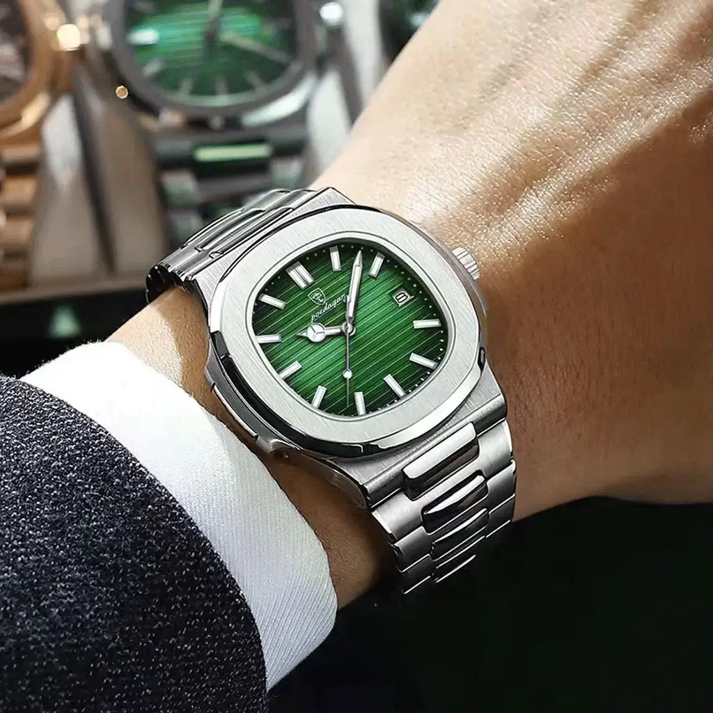 Men's Luxe Nautilus™ Watch with Complimentary Bracelet Kit – Great Deal!