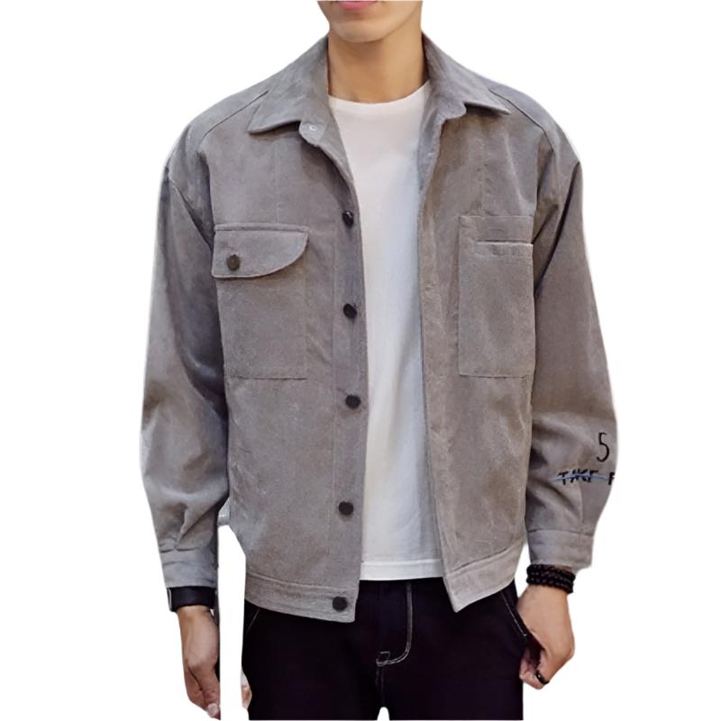 Men's Corduroy Shirt Jacket – Ideal for Achieving a Classic British Style!